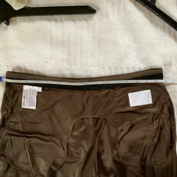Helmut Lang Fluid Liquid Jersey Long Pants Brown SZ L - Picture 15 of 16
